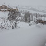 san marino: nevicata